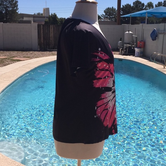 Plus Size Tie Dye Butterfly Tee - Picture 3 of 7